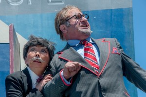 Ed Holmes and friend by Fletcher Oakes