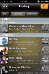 sound hound capture from zion i show on campus, 3/14