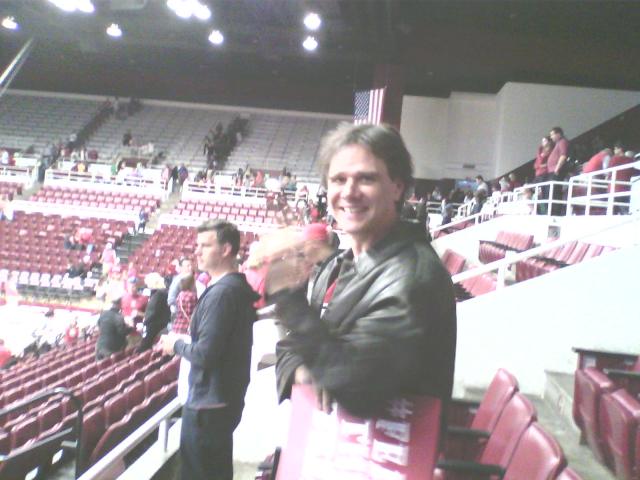 This actually belongs in a previous post about Steve Cohen and I at Stanford - Utah hoops tilt.