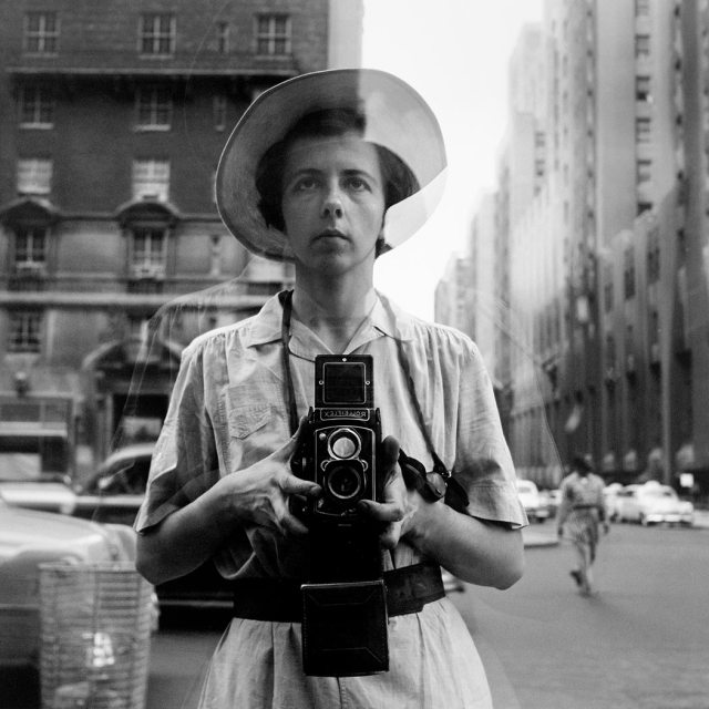 self portrait of Vivian Maier, from the Maloof holdings