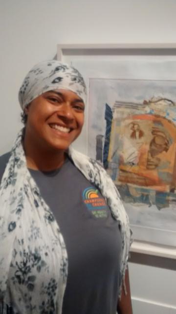 Carmisa wondered if the couple depicted in this Joe Zirker piece were his parents (her great-great-grand-parents)