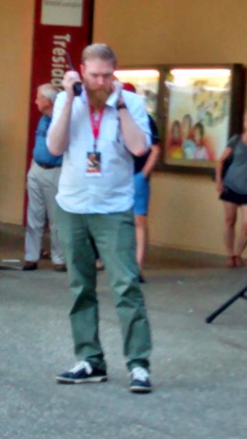 Ivor Holloway, Gunn grad and Stanford jazz regular, negotiating with character from an Adam Johnson story