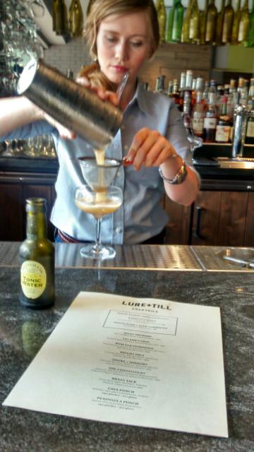 Megan the mixologist at Lure and Till seemed offended when I jokingly asked if she was Elizabeth Holmes, "the thirty-year-old with the nine-billion-dollar-start-up". I'm not 30! she said. 