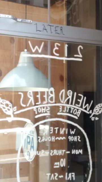 I thought I saw my name WEIS but it actually says 213 W. as in "west" but also the area code for that part of La-La.