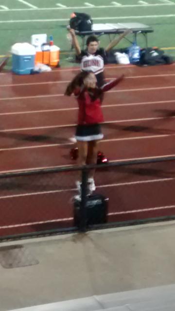 Gunn suits 20 and plays about 18 players, eight of whom go both ways, making me wonder about the body weight of the male cheerleader; I am guessing 160, or outside linebacker, on special teams