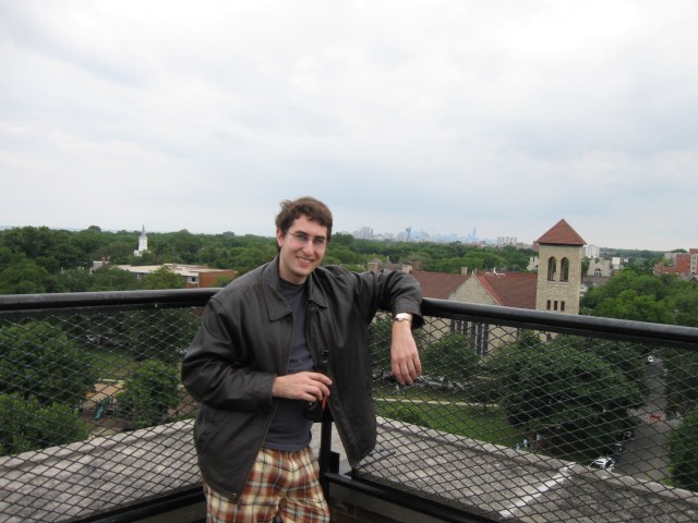 Former Earthwise intern and analyst Noah Metz (Gunn, Northwestern) Evanston, 2009