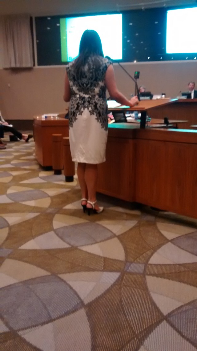 Kate downing who lives on Pepper wants tall dense housing