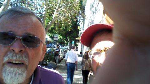 Jim Mahon and Mark Weiss Palo Alto and ex-Worcesterites, 2014 slefies