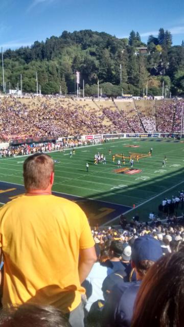 Among the 1,340 photos and 94 videos stored today and for months in my Motorola is this shot of Strausser at Memorial Stadium on 10/11/14 or exactly 36 years after our ping-pong/pool clash of the Titans to be and 4ever