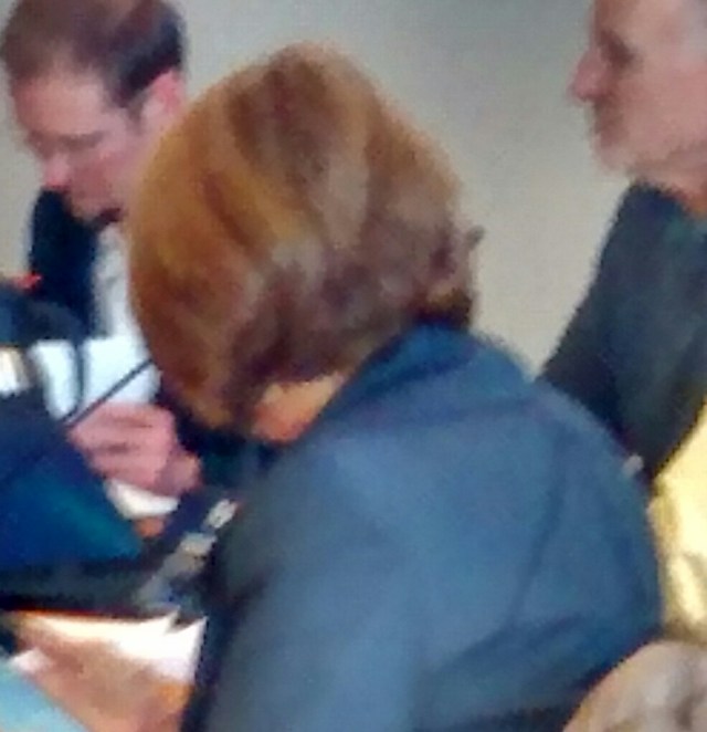 Liz Kniss who talked thru my address to council, despite the fact that I referenced her