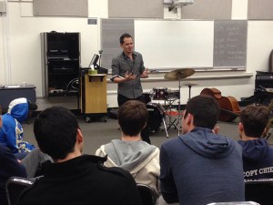 My former client John Axson Ellis teaching Los Angeles area jazz futures via the Monk Institute and residency spring 2014 at art center