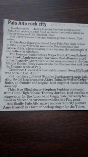 Research and pr re Jerry Garcia in Palo Alto led to this clip -- I told this to Brad Kava, this list -- and later to the longer research on jazz piece