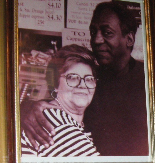 At Caffe Trieste, Vallejo and Grant, circa 1990, my photo is circa 2009