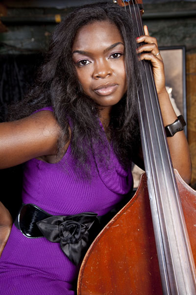 Mimi Jones formerly Miriam Sullivan bassist and composer who I met in 2000 with Rachel and Allie and I believe is from Montserrat, celebrating an Aries birthday today, on tour East Coast soon enough, bless