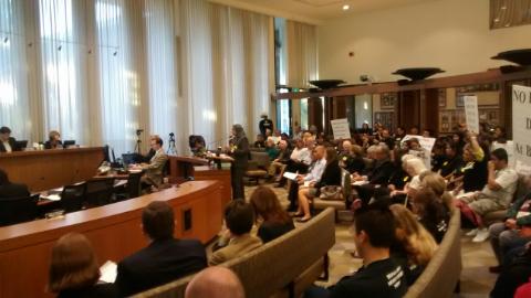 attorney for Buena Vista residents addressing Palo Alto City council, tuesday, April 14, 2014