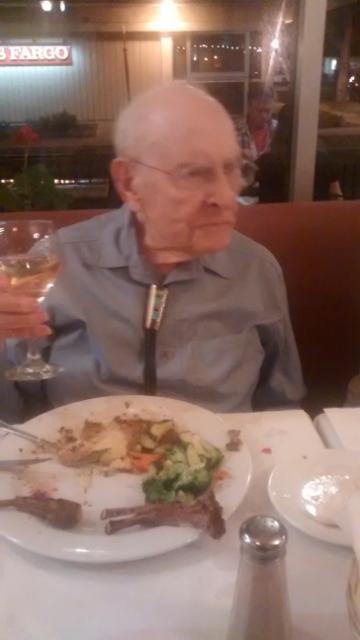 Break the fast in downtown Los Altos with Mark, Terry, Rick and Nancy, 2014